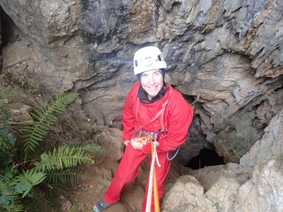 Traversée de spéléologie guidée dans la grotte de Suège, Gorges du Tarn