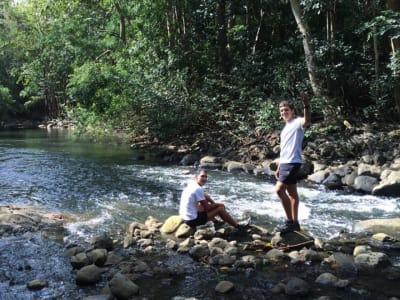 Wandern im Black River Gorges National Park auf Mauritius