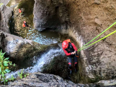 Intermédiaire Canyoning los Carrizales dans le parc de Teno, Tenerife