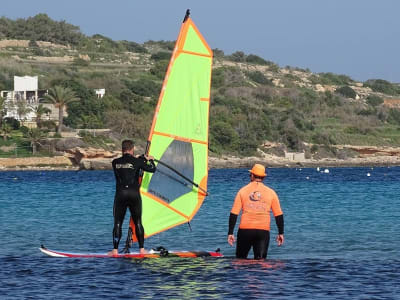 Beginner Windsurfing Course in Mellieha Bay, Malta