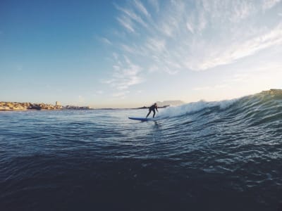 Surfing Lessons in Big Bay near Cape Town