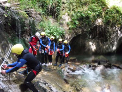 Canyoning in the Upper Bitet Gorges, Laruns