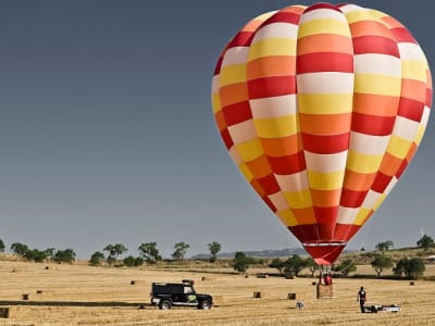 Heißluftballonfahrt über Empordà an der Costa Brava