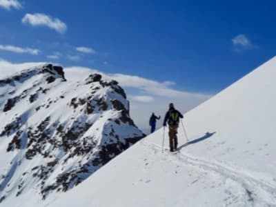 Ski de randonnée dans la Vallée Blanche, Courmayeur