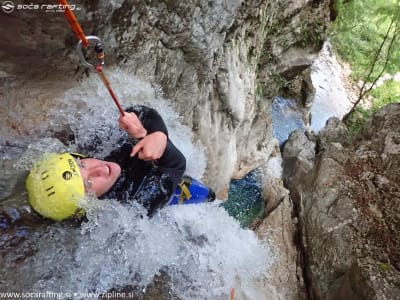 Exkursion in die Sušec-Schlucht bei Bovec