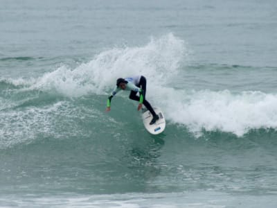 Advanced surfing lessons on Hayle Beach, Cornwall