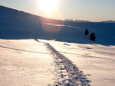 Schneeschuhwanderung in Les 7 Laux