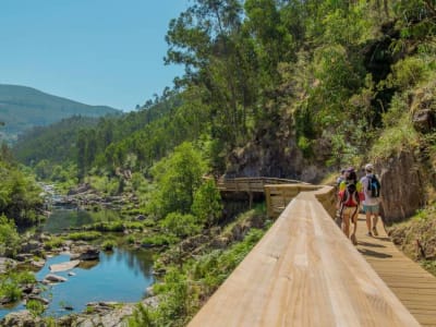 Randonnée vers le pont suspendu d'Arouca (516 m) et les passerelles de Paiva, depuis Porto