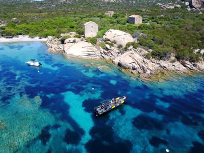 Bootsausflug nach Bonifacio, Abfahrt von Porticcio