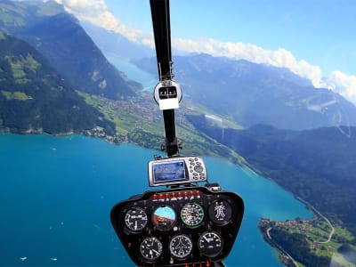 Scenic heli flight over Rigi and Pilatus, from Lucerne