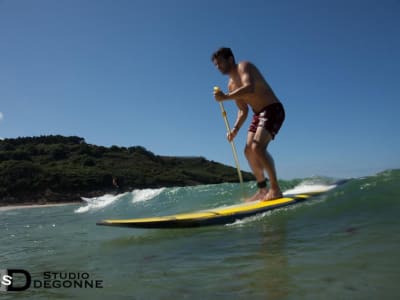 Clases de stand up paddle surf cerca de Perros Guirec