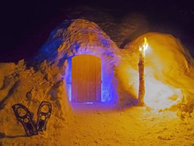 Soirée dans un Igloo dans les vallées de Courchevel