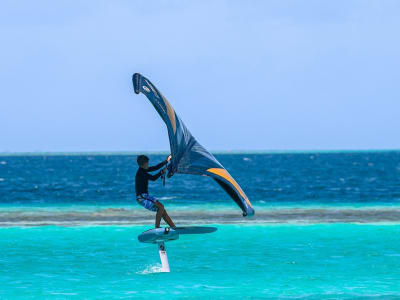 Beginner Wing foiling Course in Mellieha Bay, Malta