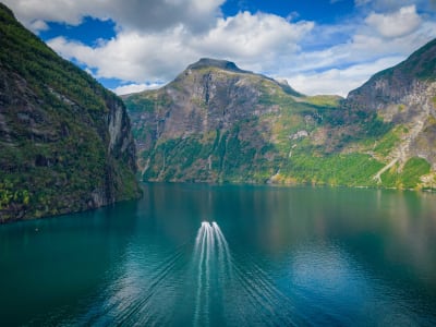 Excursion en bateau à côtes dans les fjords d'Hellesylt