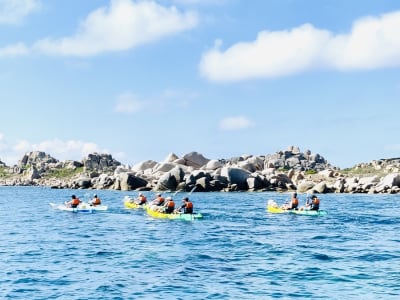 Excursión en kayak de mar a las Islas Lavezzi desde Piantarella en Bonifacio