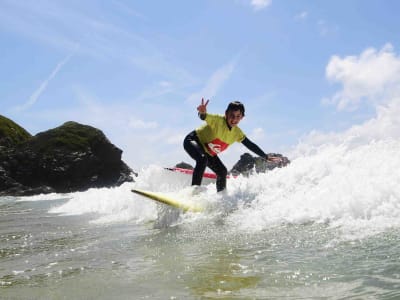 Lección de surf en Belle-Île-en-Mer