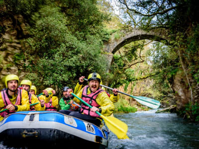 Excursion en rafting sur la rivière Lousios