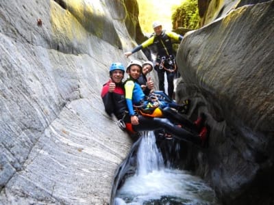 Découverte du canyoning à Corippo dans le Tessin