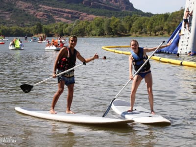 Stand up paddle rental on the Aréna lake, Roquebrune-sur-Argens