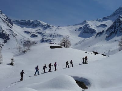 Excursiones con raquetas de nieve en Val d'Isère