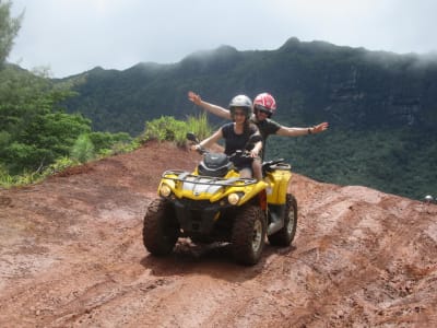 Quad biking excursion in Moorea