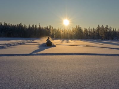 Schneemobil-Safari von Rovaniemi aus