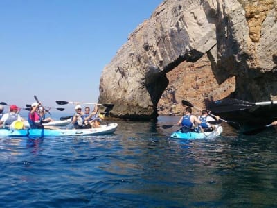 Kayak y snorkel en la bahía de Mazarrón, cerca de Cartagena Murcia