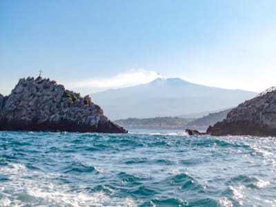 Excursión en barco de Giardini Naxos a Taormina, Sicilia