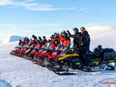 Schneemobilsafari für Fortgeschrittene zum Halti-Fell von Kilpisjärvi in Enontekiö