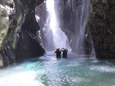 Canyoning in the Kourtaliotiko Gorge near Rethymno