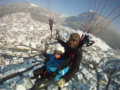 Vol en parapente biplace à Morzine, Portes du Soleil
