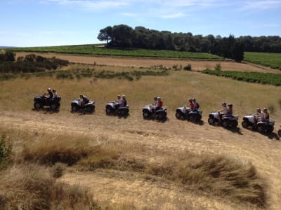 Quad biking excursion around Uzès near Nimes