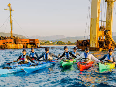 Excursion en Kayak de Mer à la découverte d'une épave et des ruines dans la baie de Kissamos