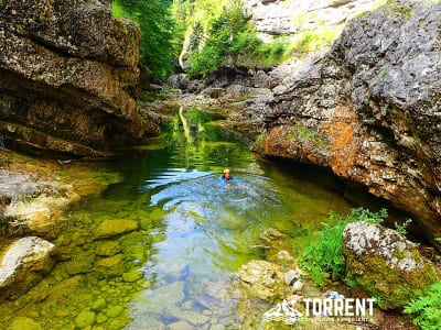 Canyoning in der Fischbach Schlucht bei Salzburg