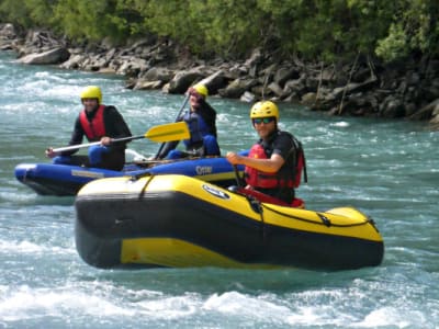 Excursión a Canoraft por el río Lech en Tirol