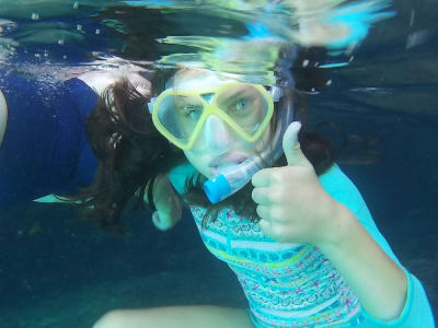 Snorkeling lesson from the beach in Almyrida near Chania, Crete