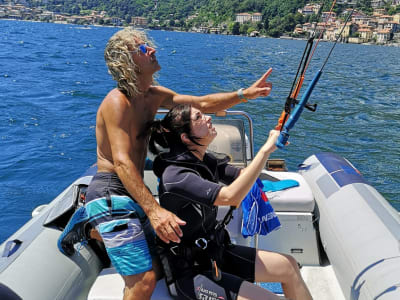 Beginner Kitesurfing Lesson on Lake Como from Dervio