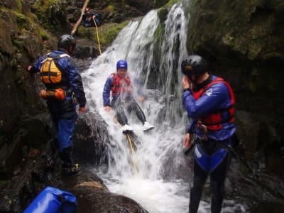 Canyoning dans le nord du Pays de Galles