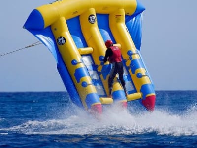 Water Tubing in Benidorm Marina, near Alicante