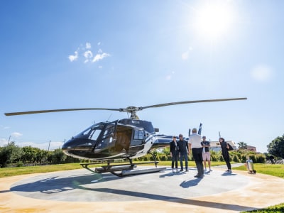 Privater Hubschrauberflug über den Ätna und Taormina