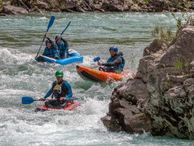 Canoraft trip in the Gorges du Verdon