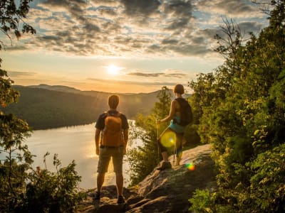 Tageswanderung im Parc des Sept-Chutes, ausgehend von Montréal