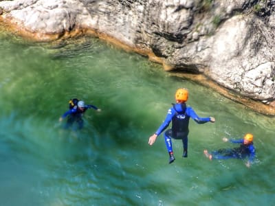 Randonnée aquatique à Albanyà (Girona) dans les Pyrénées catalanes