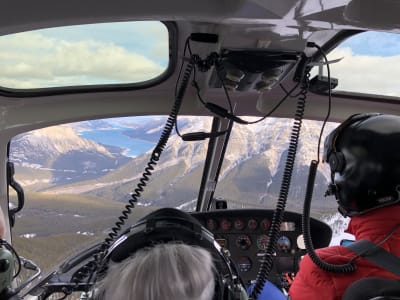 Vuelo en helicóptero sobre los 6 glaciares de las Rocosas desde el lago Abraham