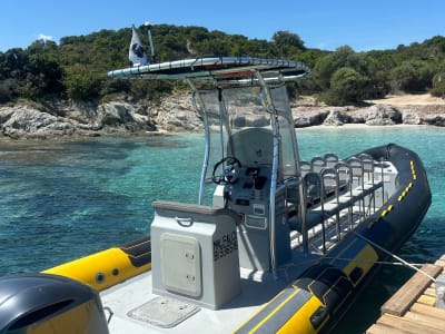 Visite de la plage du Lotu en bateau navette au départ de Saint-Florent