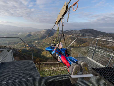 Die längste Zipline der Welt bei Rom