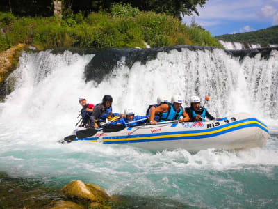 Journée de rafting sur l'Una près de Račić