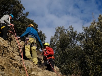 Escalada de grandes vías en Pilier Saint-Martin, en los Pirineos Orientales