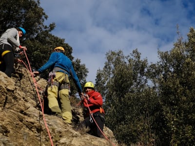 Escalade en grande voie au Pilier Saint-Martin dans les Pyrénées-Orientales