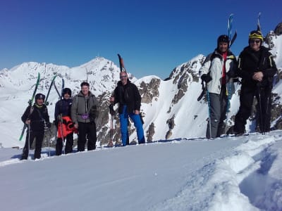 Ski de randonnée à Barèges, près du Pic du Midi